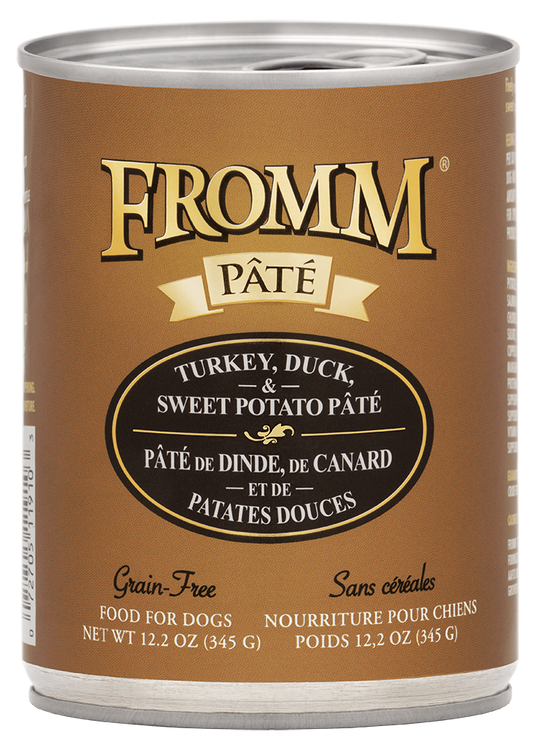 FROMM® TURKEY, DUCK & SWEET POTATO PÂTÉ WET DOG FOOD