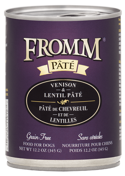 FROMM® VENISON & LENTIL PÂTÉ WET DOG FOOD