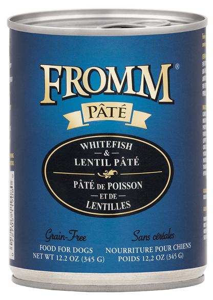 FROMM® WHITEFISH & LENTIL PÂTÉ WET DOG FOOD