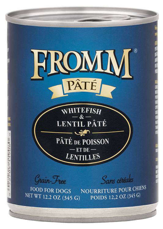 FROMM® WHITEFISH & LENTIL PÂTÉ WET DOG FOOD