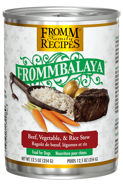 FROMM® FROMMBALAYA™ BEEF, VEGETABLE, & RICE STEW WET DOG FOOD