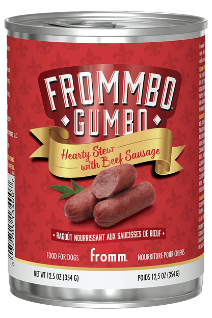 FROMM® FROMMBO™ GUMBO HEARTY STEW WITH BEEF SAUSAGE WET DOG FOOD