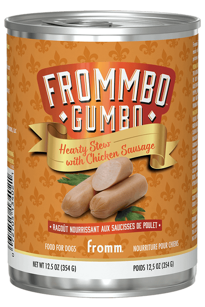FROMM® FROMMBO™ GUMBO HEARTY STEW WITH CHICKEN SAUSAGE WET DOG FOOD