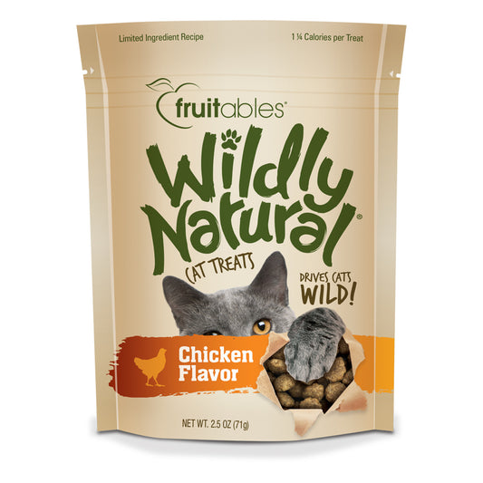 Fruitables® Wildly Natural® Chicken Flavor Cat Treat 2.5 oz