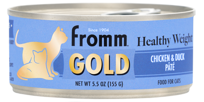 FROMM® GOLD HEALTHY WEIGHT CHICKEN & DUCK PÂTÉ FOOD FOR CATS