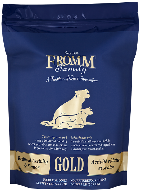 FROMM® GOLD REDUCED ACTIVITY & SENIOR DRY DOG FOOD