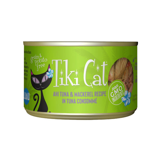 Tiki Cat® Luau™ Ahi Tuna & Mackerel Recipe in Tuna Consommé Wet Cat Food