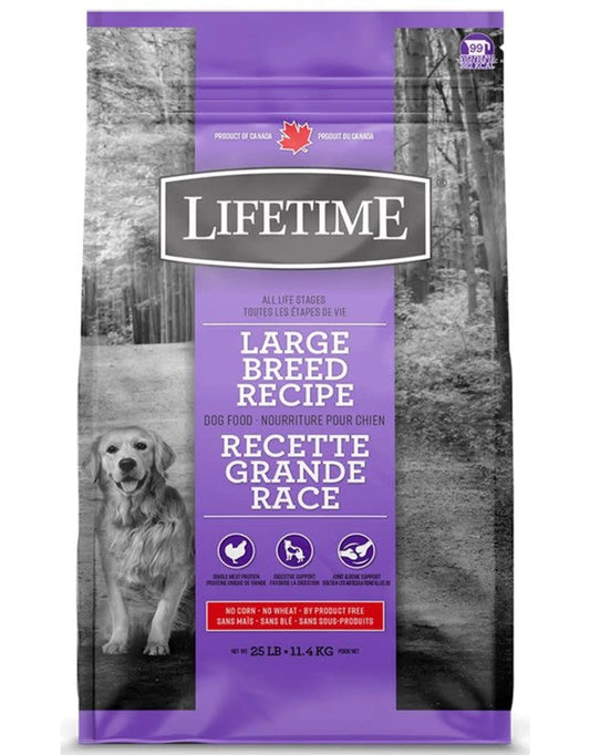 Lifetime All Life Stages Large Breed Chicken & Oatmeal Dog 11.4kg