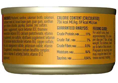 Tiki Cat® Grill™ Mackerel & Sardines Recipe in Calamari Consommé Wet Cat Food