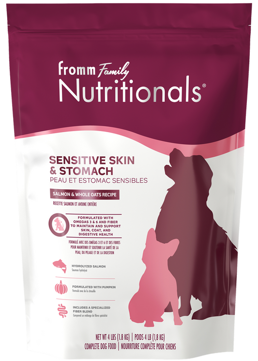 Sensitive Skin & Stomach Salmon & Whole Oats Recipe