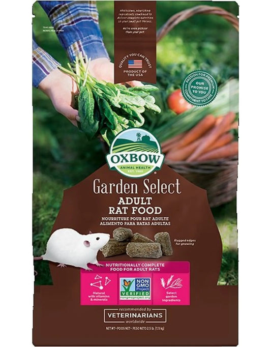 Oxbow Animal Health™ Garden Select Adult Rat Food 2.5 lb