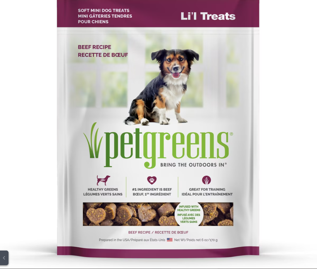 Pet Greens® Li'l Treats Beef Recipe Dog Treat 6oz