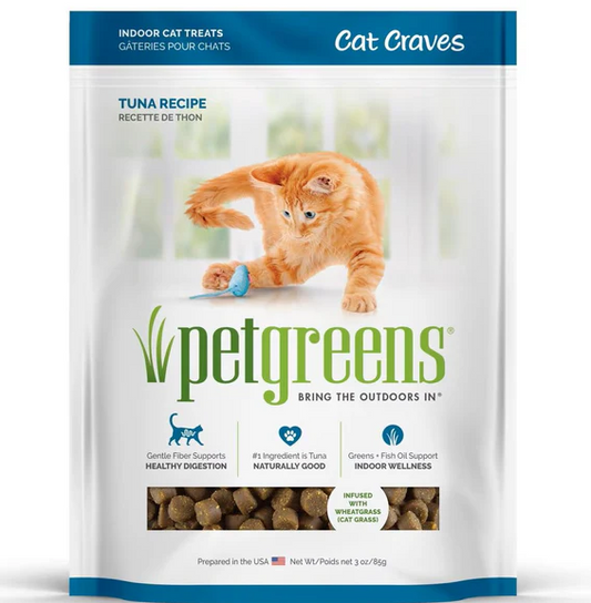 Pet Greens® Cat Craves Tuna Recipe Cat Treat 3 oz