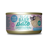 Tiki Cat® Baby™ Pate Chicken, Tuna & Chicken Liver Recipe Wet Kitten Food  2.04oz