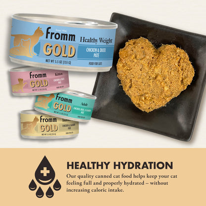 FROMM® GOLD HEALTHY WEIGHT CHICKEN & DUCK PÂTÉ FOOD FOR CATS