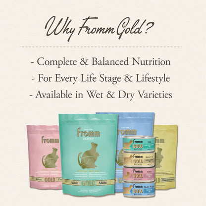 FROMM® GOLD HEALTHY WEIGHT CHICKEN & DUCK PÂTÉ FOOD FOR CATS