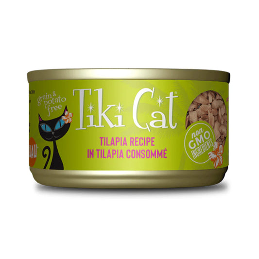 Tiki Cat® Luau™ Tilapia Recipe in Tilapia Consommé Wet Cat Food