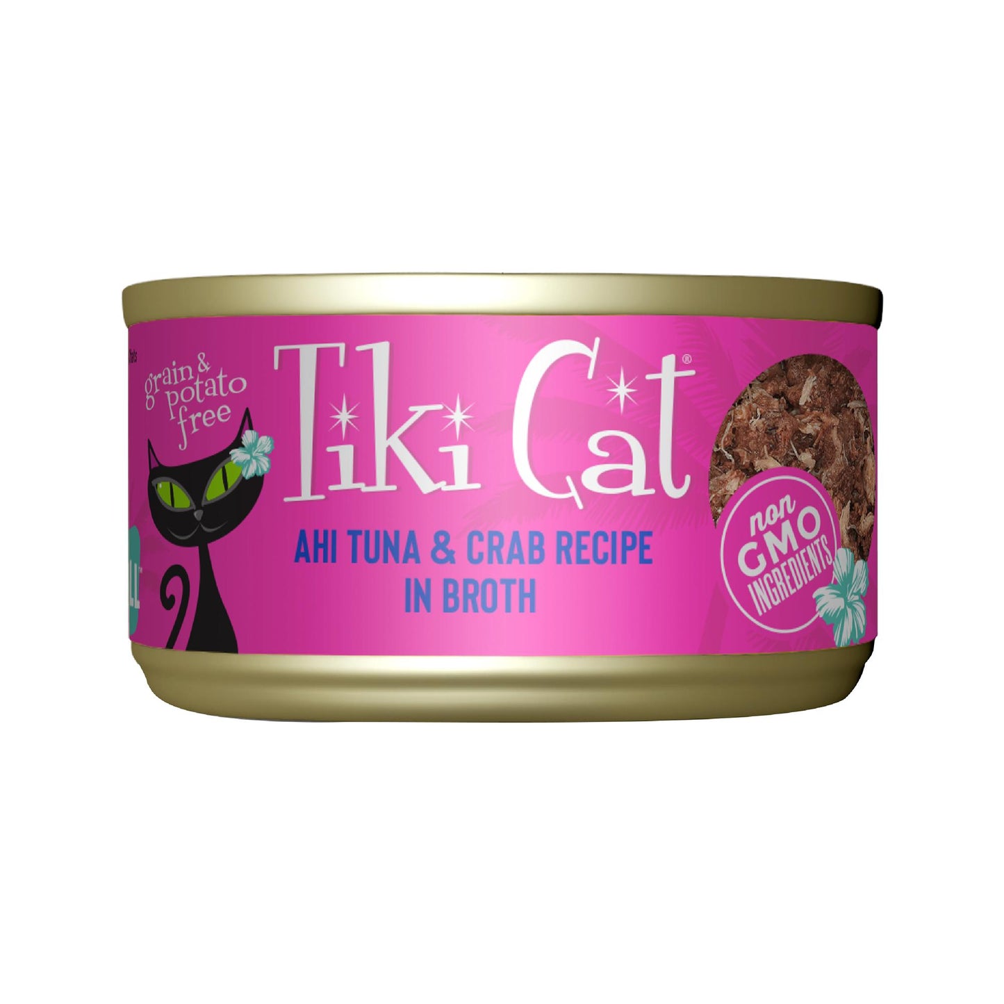 Tiki Cat® Grill™ Ahi Tuna & Crab Recipe in Broth Wet Cat Food 8