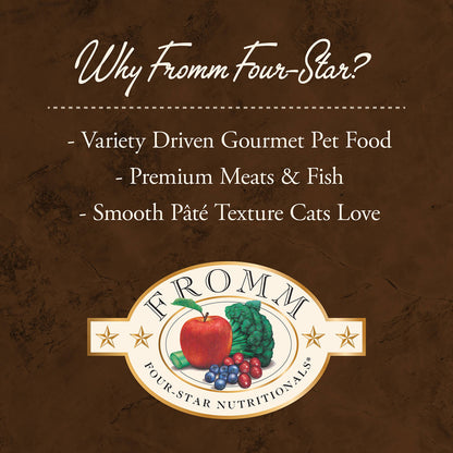 FROMM® FOUR STAR NUTRITIONALS® SEAFOOD & SHRIMP PÂTÉ WET CAT FOOD
