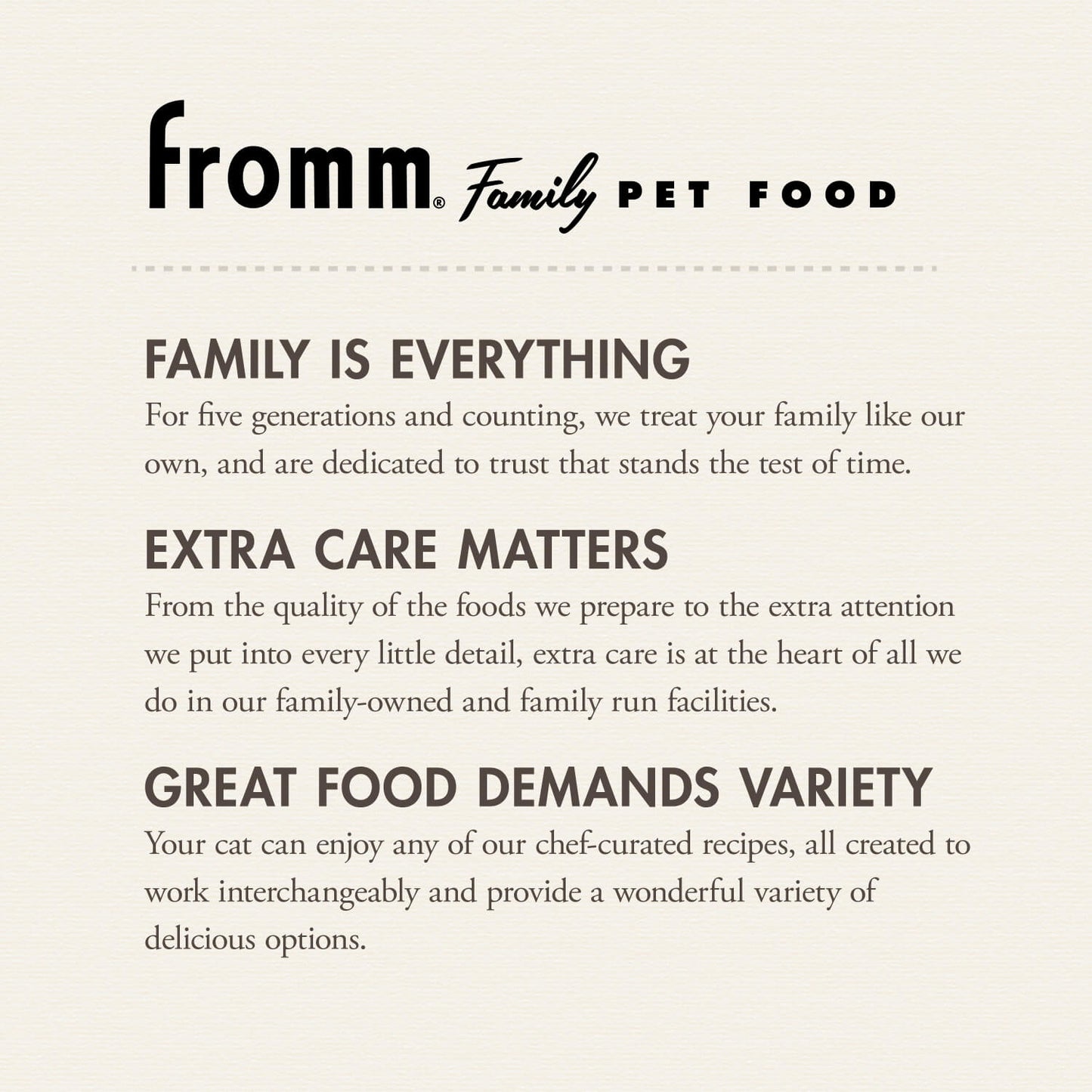 FROMM® FOUR STAR NUTRITIONALS® TROUT & WHITEFISH RECIPE DRY CAT FOOD