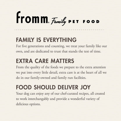 FROMM® FOUR STAR NUTRITIONALS® SHREDDED TURKEY IN GRAVY ENTRÉE