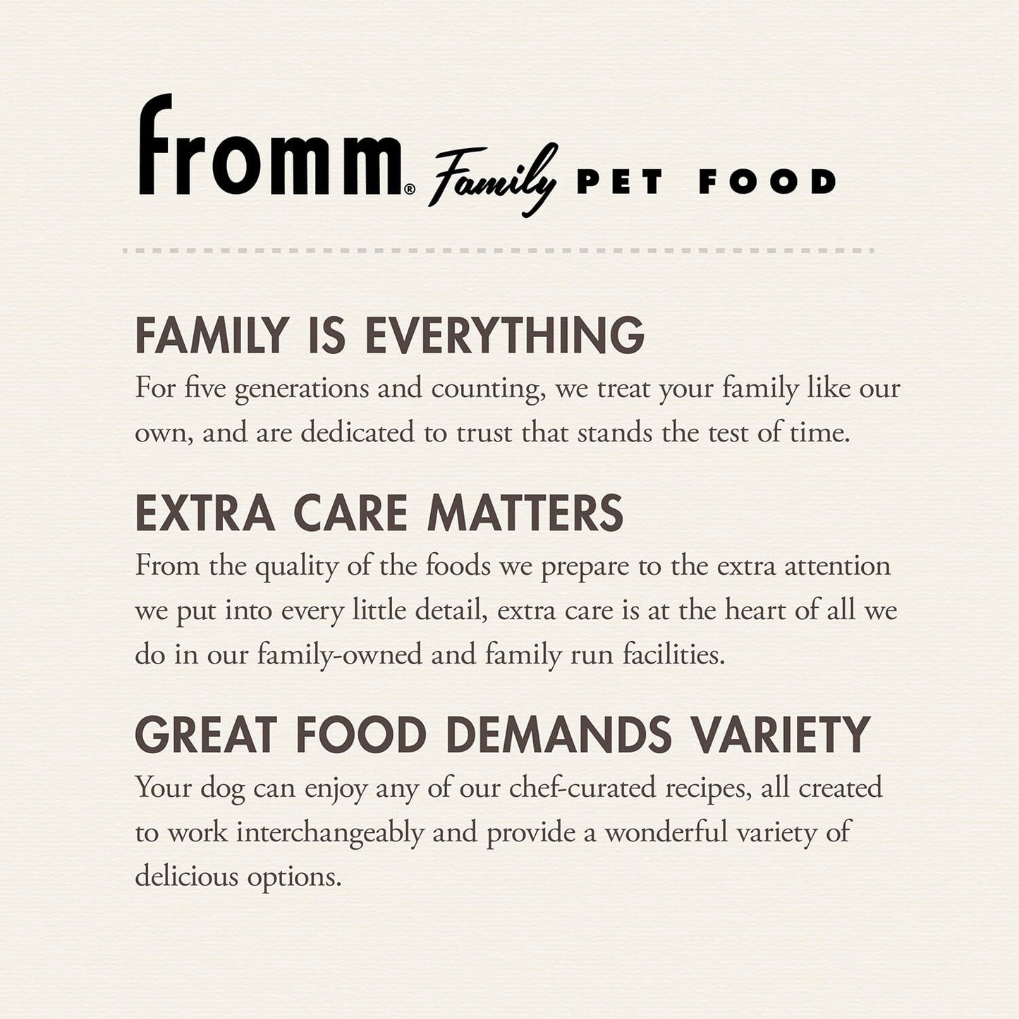 FROMM® FOUR STAR NUTRITIONALS® LAMB & LENTIL RECIPE DRY DOG FOOD