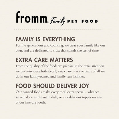 FROMM® BEEF & BARLEY PÂTÉ WET DOG FOOD