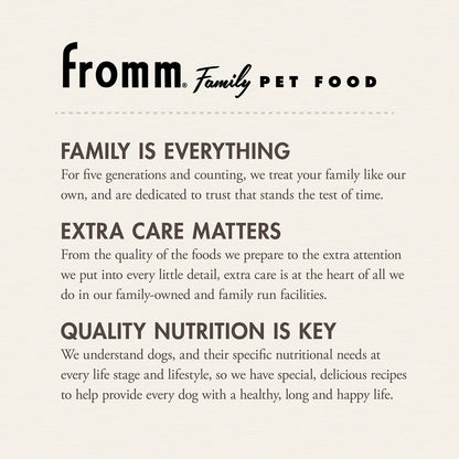 FROMM® GOLD REDUCED ACTIVITY & SENIOR DRY DOG FOOD