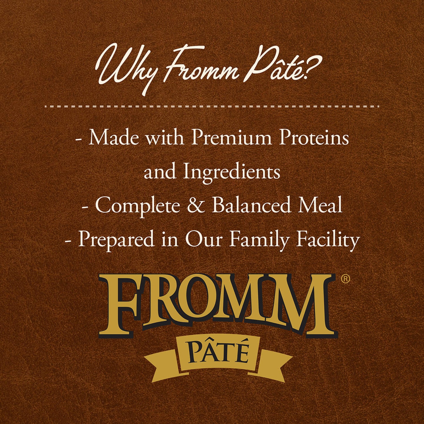 FROMM® DUCK À LA VEG PÂTÉ WET DOG FOOD