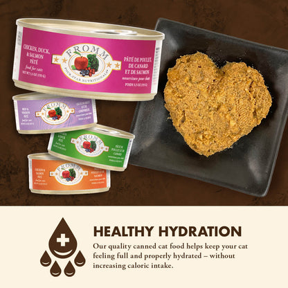 FROMM® FOUR STAR NUTRITIONALS® CHICKEN, DUCK & SALMON PÂTÉ WET CAT FOOD