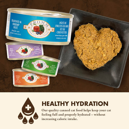 FROMM® FOUR STAR NUTRITIONALS® SEAFOOD & SHRIMP PÂTÉ WET CAT FOOD