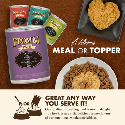 FROMM® VENISON & BEEF PÂTÉ WET DOG FOOD