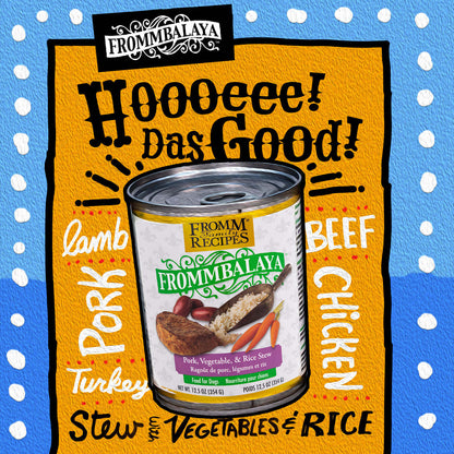 FROMM® FROMMBALAYA™ PORK, VEGETABLE, & RICE STEW WET DOG FOOD