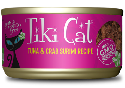 Tiki Cat® Grill™ Tuna & Crab Surimi Recipe Wet Cat Food