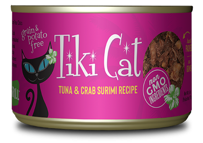Tiki Cat® Grill™ Tuna & Crab Surimi Recipe Wet Cat Food