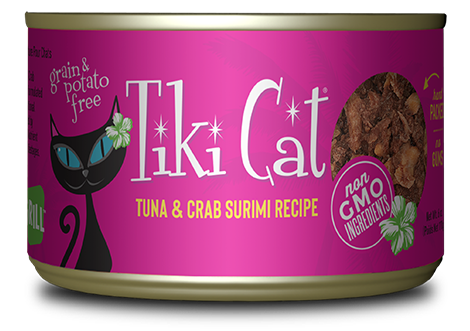 Tiki Cat® Grill™ Tuna & Crab Surimi Recipe Wet Cat Food