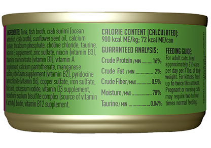 Tiki Cat® Grill™ Tuna & Crab Surimi Recipe Wet Cat Food