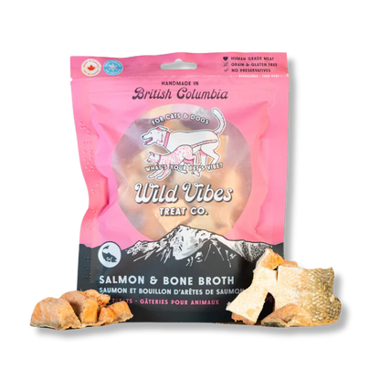 Wild Vibes Salmon & Bone Broth Treats 75g