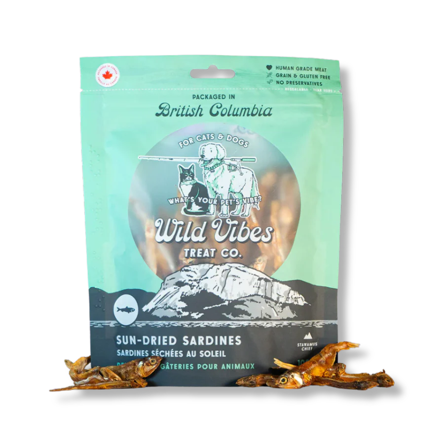 Wild Vibes Sun Dried Sardines Treats 108g