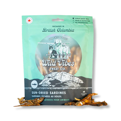 Wild Vibes Sun Dried Sardines Treats 108g