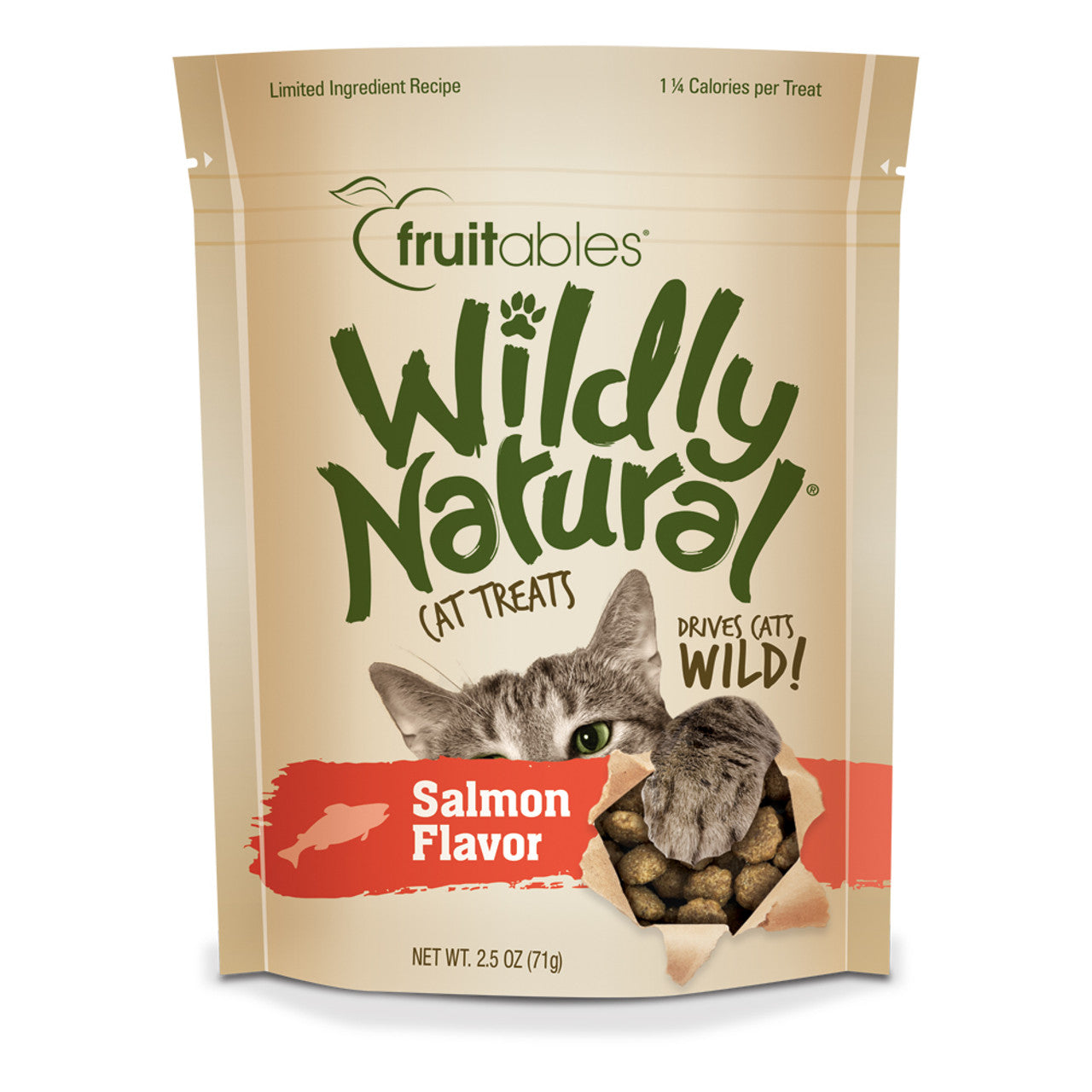 Fruitables® Wildly Natural® Salmon Flavor Cat Treat 2.5 oz